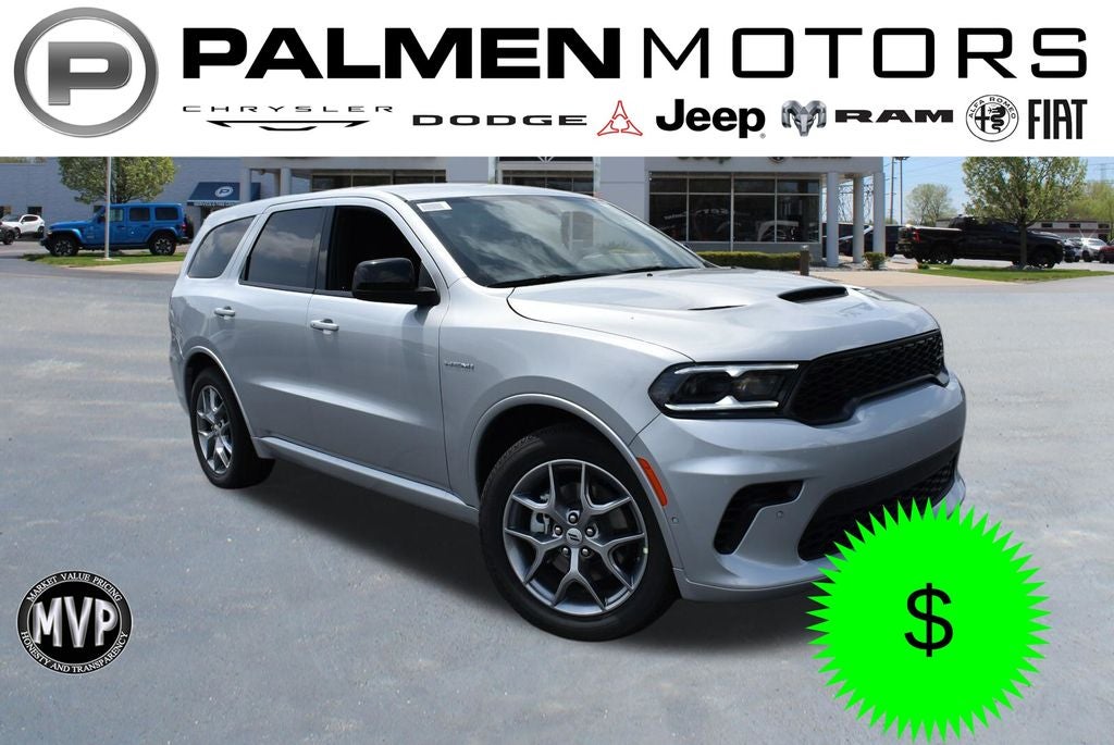 2026 Dodge Durango GT HEMI V8 in Triple Nickel Exterior Paint — front three-quarter view