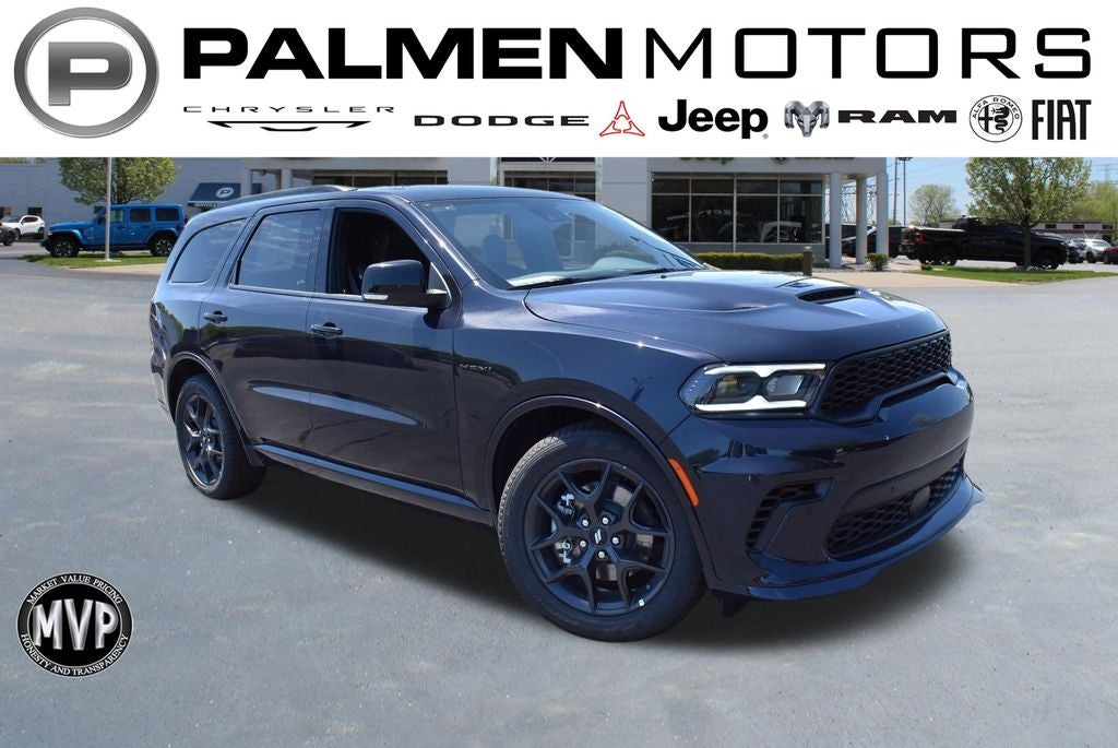 2026 Dodge Durango GT Plus HEMI V8 in Night Moves Exterior Paint — front three-quarter view