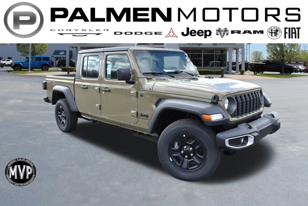 2026 Jeep Gladiator Sport in 41 Exterior Paint — front three-quarter view