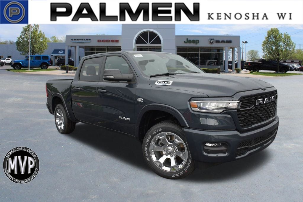 2026 RAM 1500 Big Horn/Lone Star in Forged Blue Metallic Exterior Paint — front three-quarter view