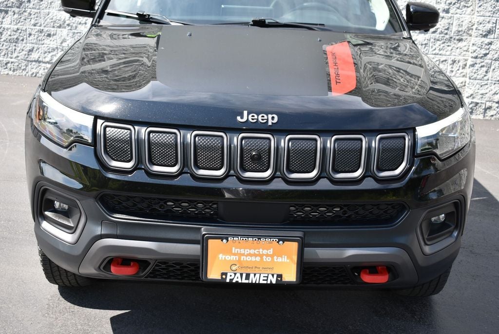 2022 Jeep Compass — rear three-quarter view
