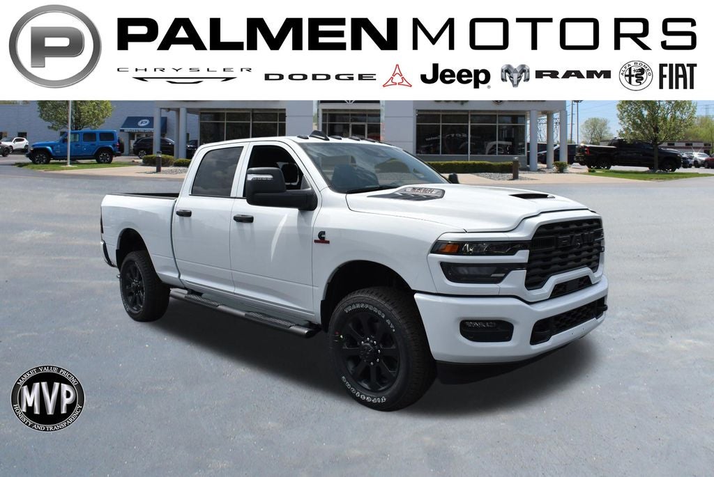 2026 RAM 2500 Tradesman in Bright White Clear-Coat Exterior Paint — front three-quarter view