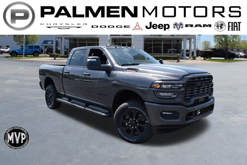 2026 RAM 2500 Big Horn in Granite Crystal Metallic Clear-Coat Exterior Paint — front three-quarter view